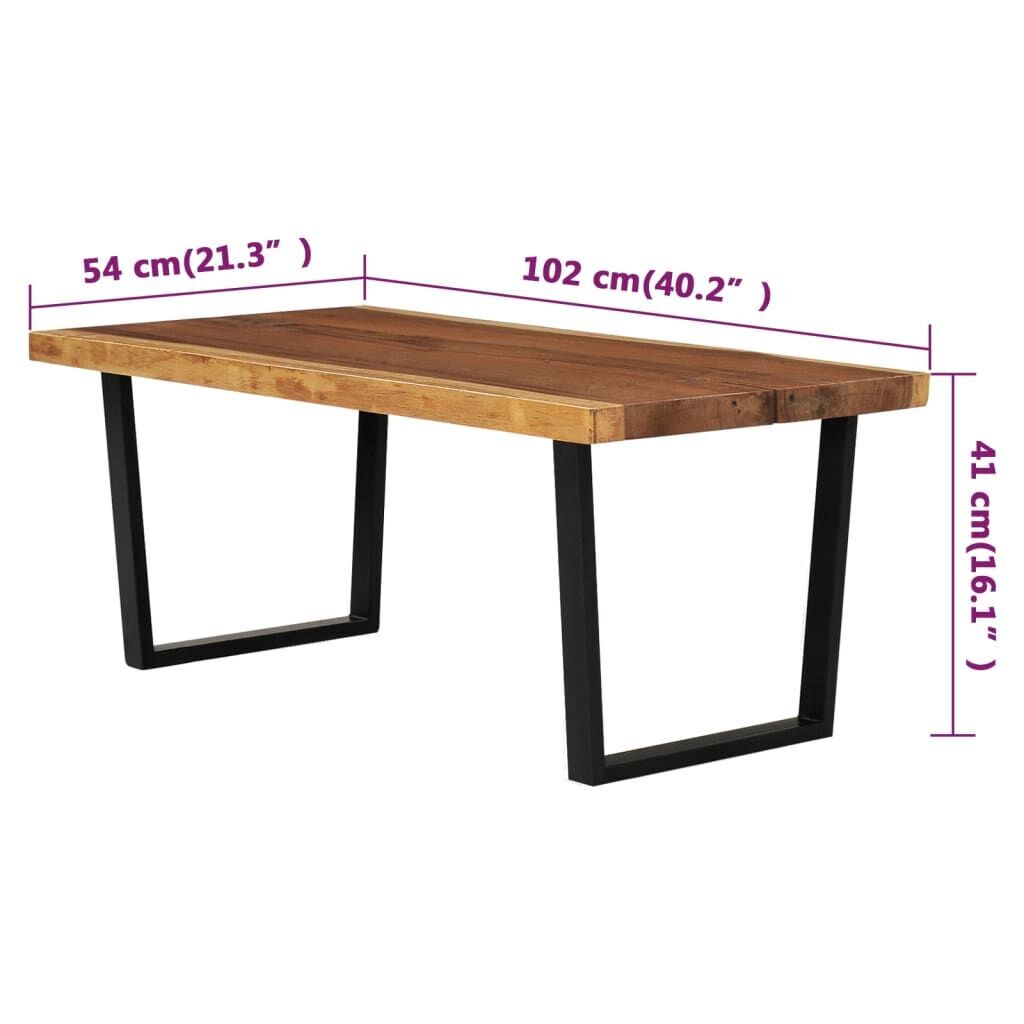 Coffee Table Solid Wood Suar 102x54x41 cm Price