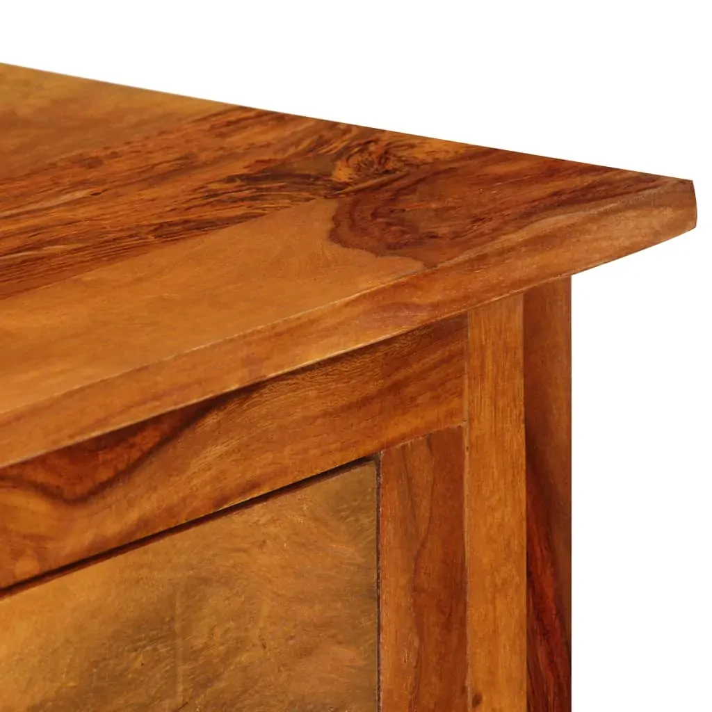 Sideboard with 3 Drawers 110x30x80 cm Solid Wood Acacia Price
