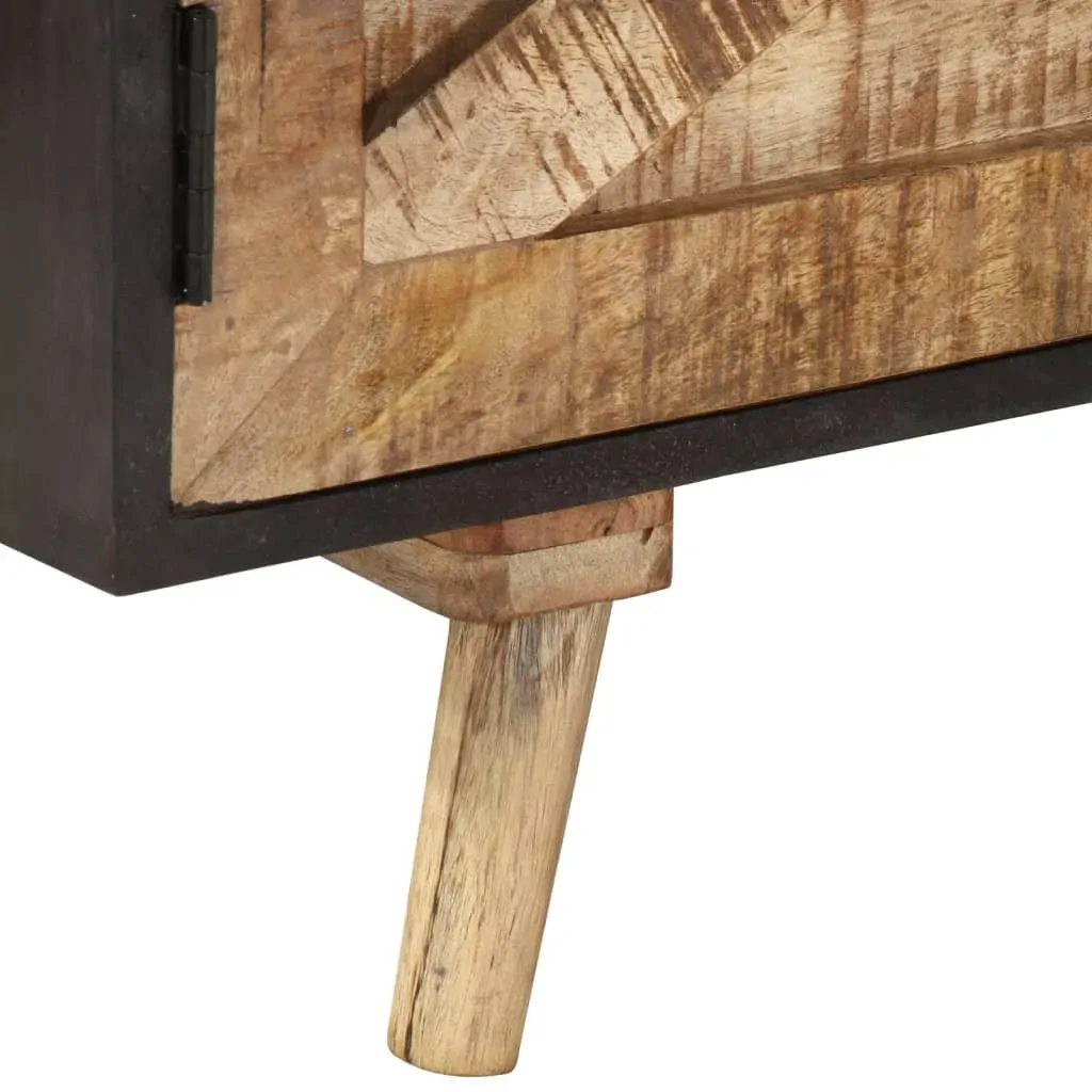 TV Cabinet 140x30x46 cm Rough Mango Wood and Solid Wood Acacia Price