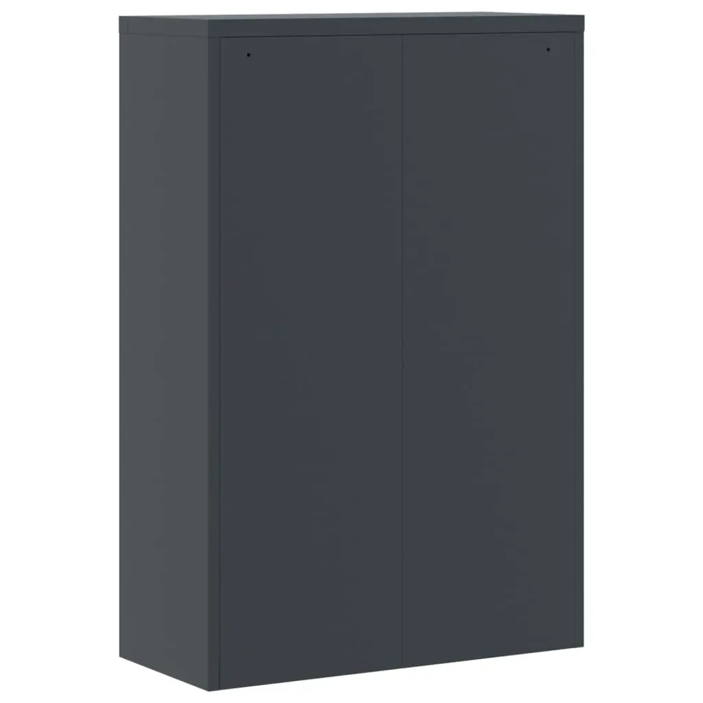File Cabinet Anthracite 90x40x140 cm Steel Price