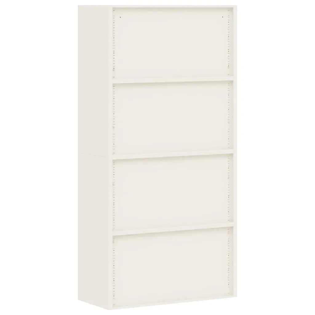 File Cabinet Anthracite and White 90x40x180 cm Steel Price