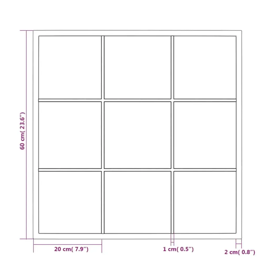 Wall Mirror Black 60x60 cm Metal Price