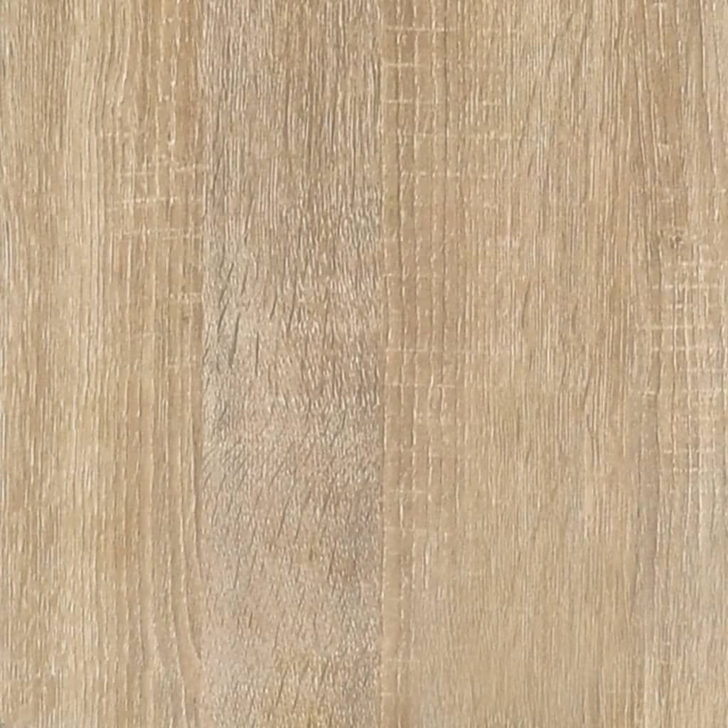 Shoe Cabinet Oak 59x17x81 cm Engineered Wood Price