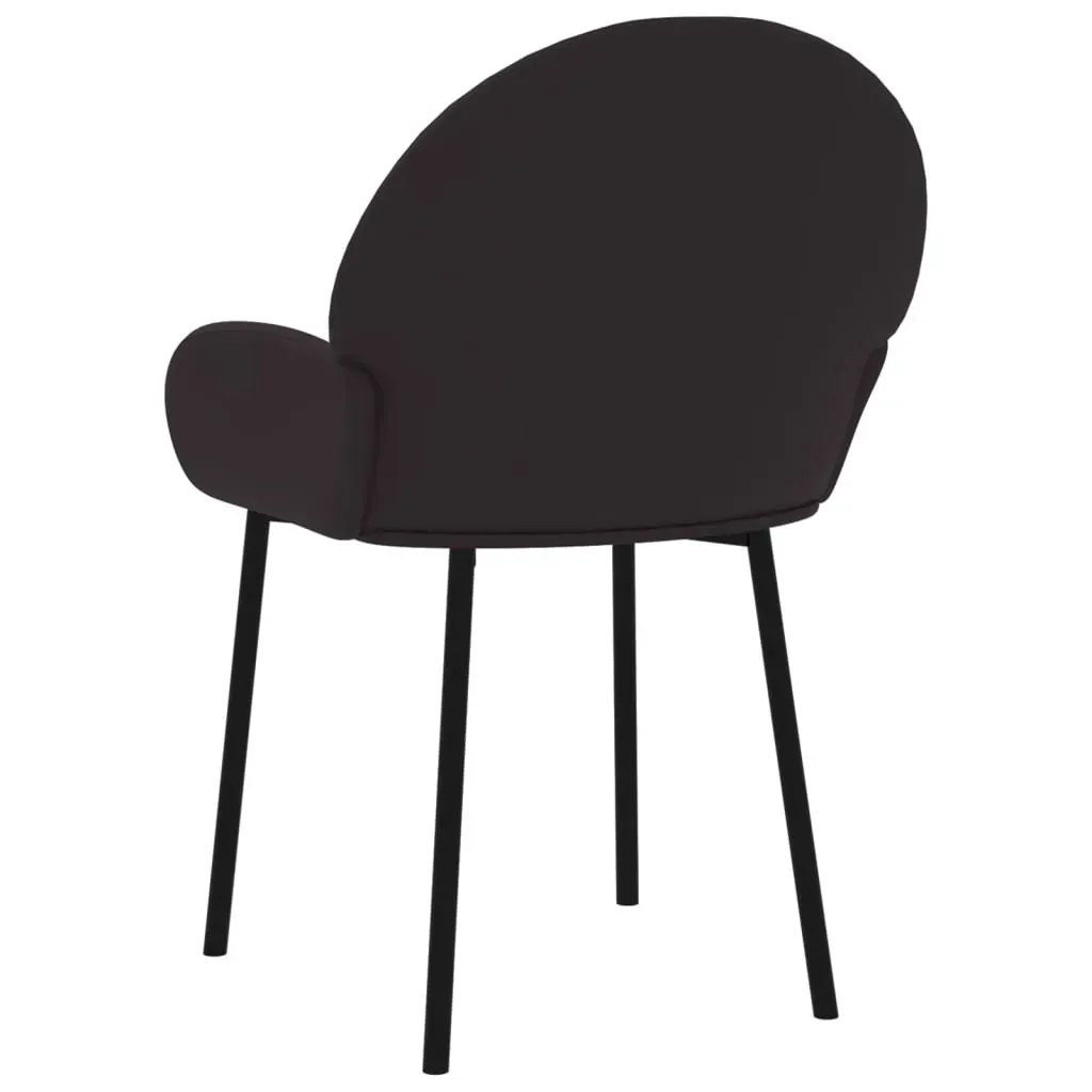 Dining Chairs 2 pcs Black Faux Leather Price