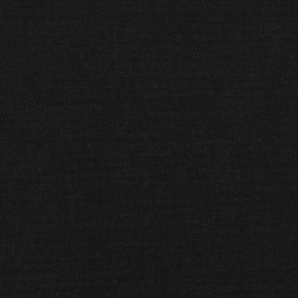 Bed Frame without Mattress Black 137x187 cm Double Fabric Price