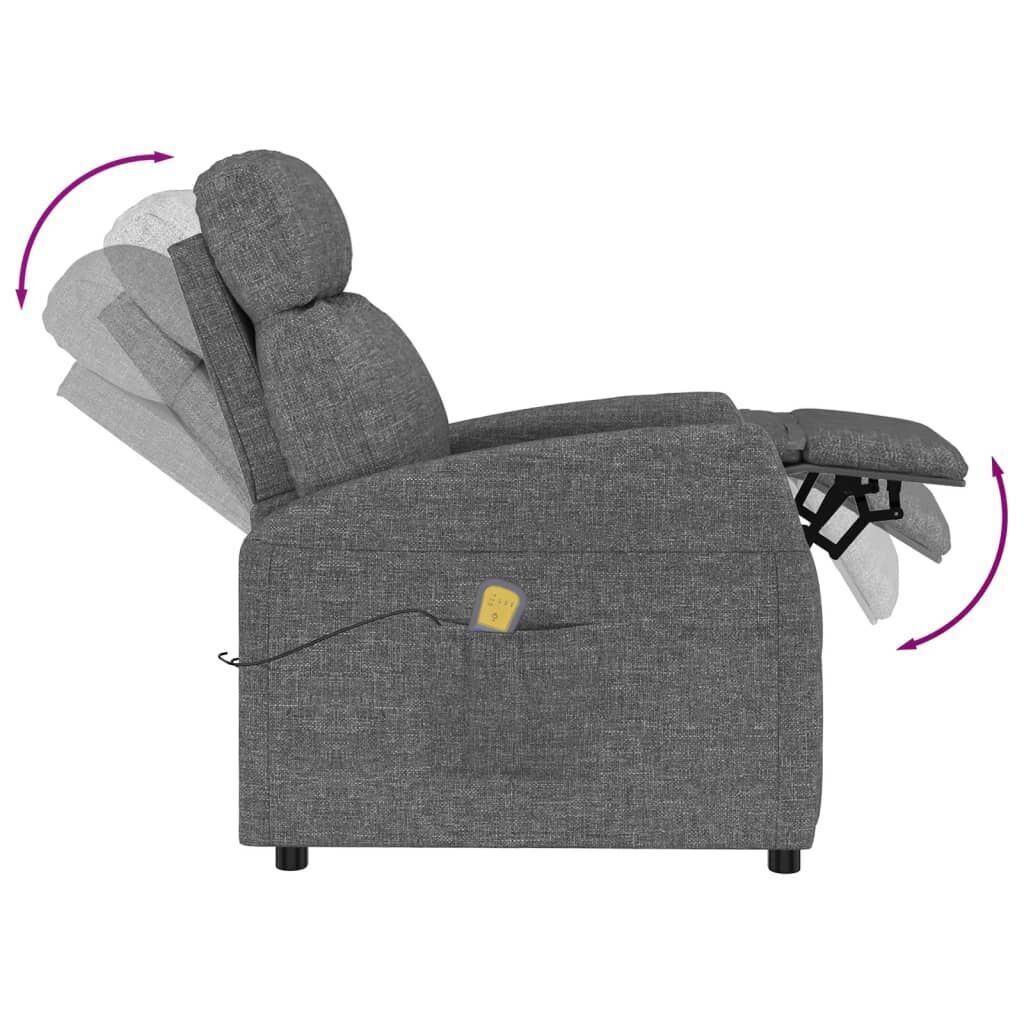 Massage Chair Dark Grey Fabric Price