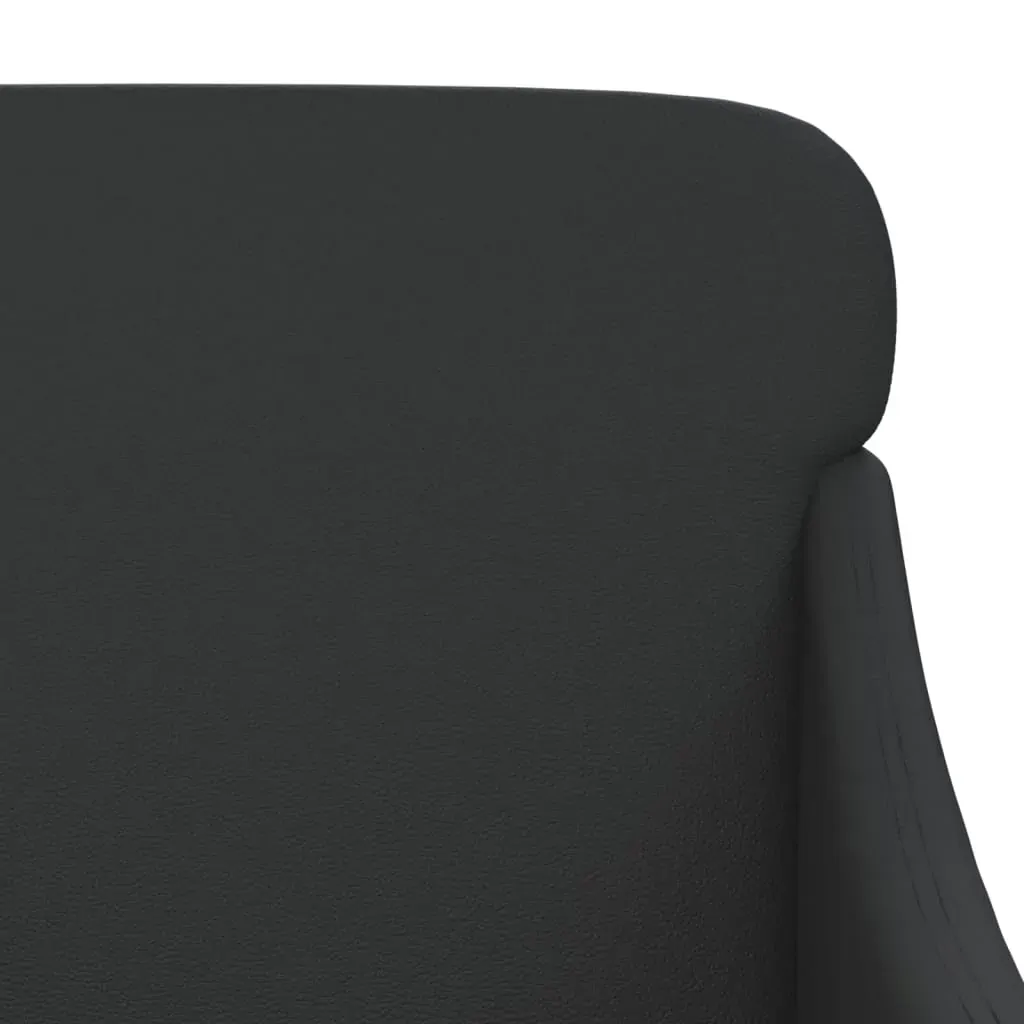 Armchair Black 63x76x80 cm Faux Leather Price