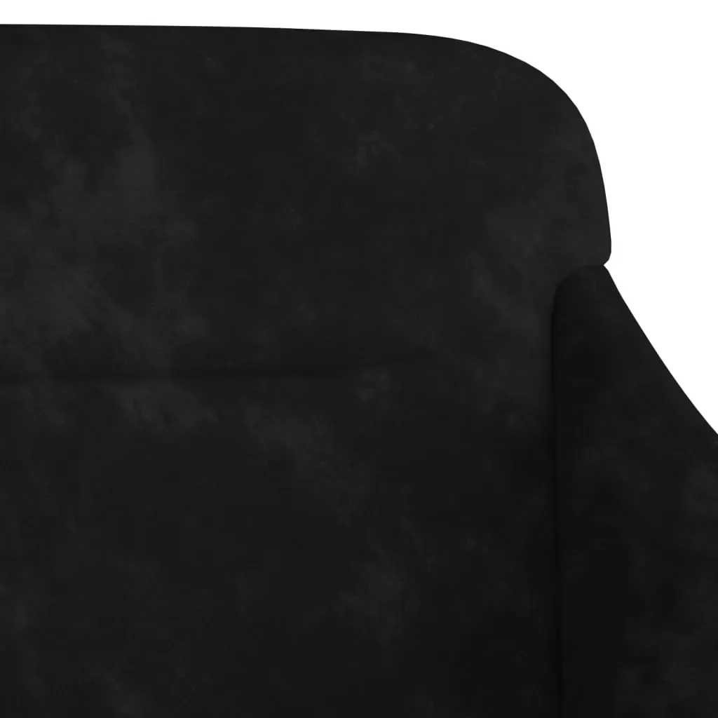 Bench Black 110x76x80 cm Velvet Price