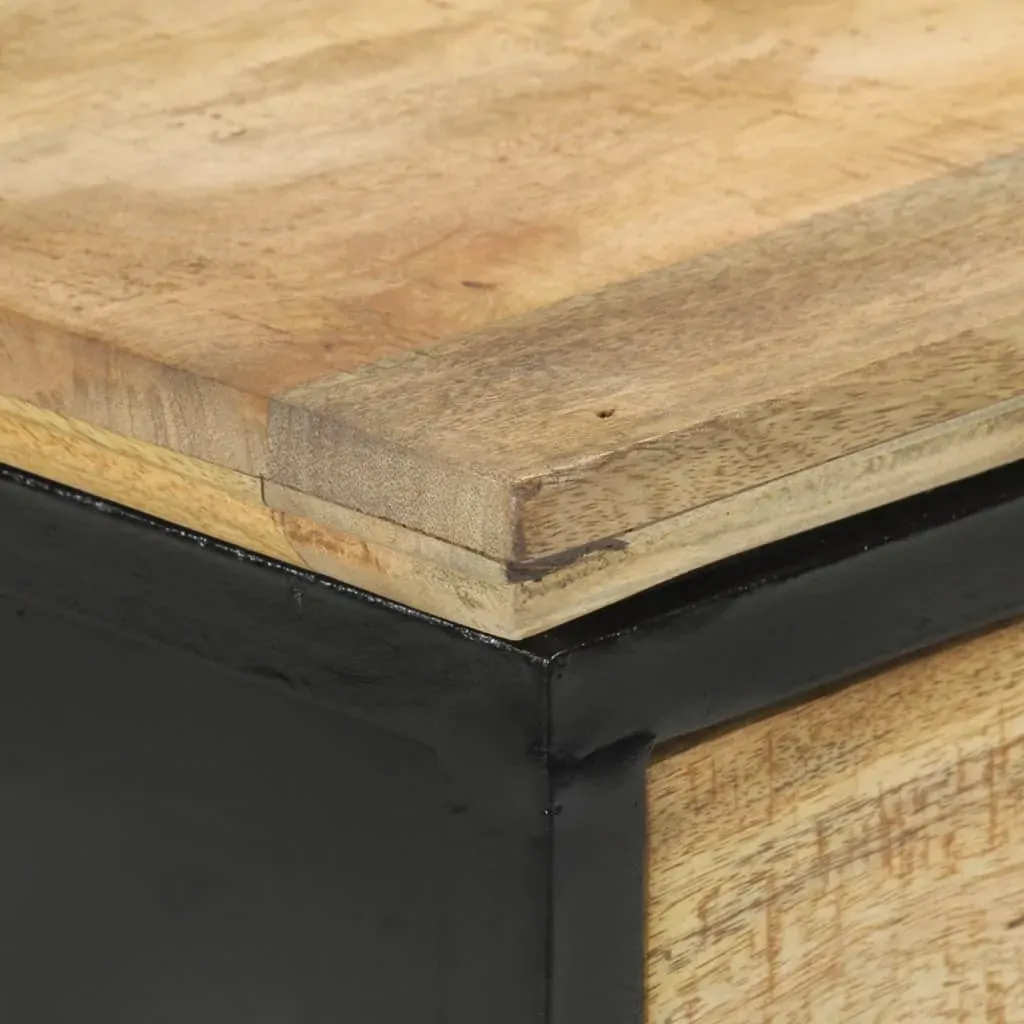 Console Table 110x30x75 cm Solid Rough Wood Mango Price