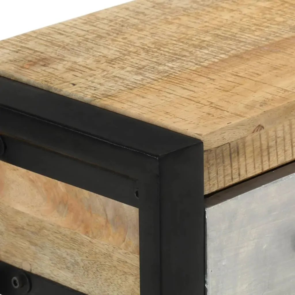 Console Table 110x30x76 cm Solid Rough Wood Mango Price