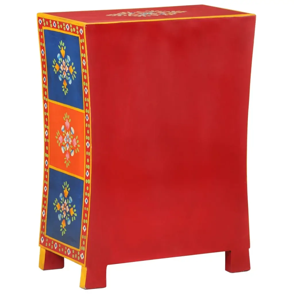 Hand Painted Sideboard 54x30x74 cm Solid Wood Mango Price