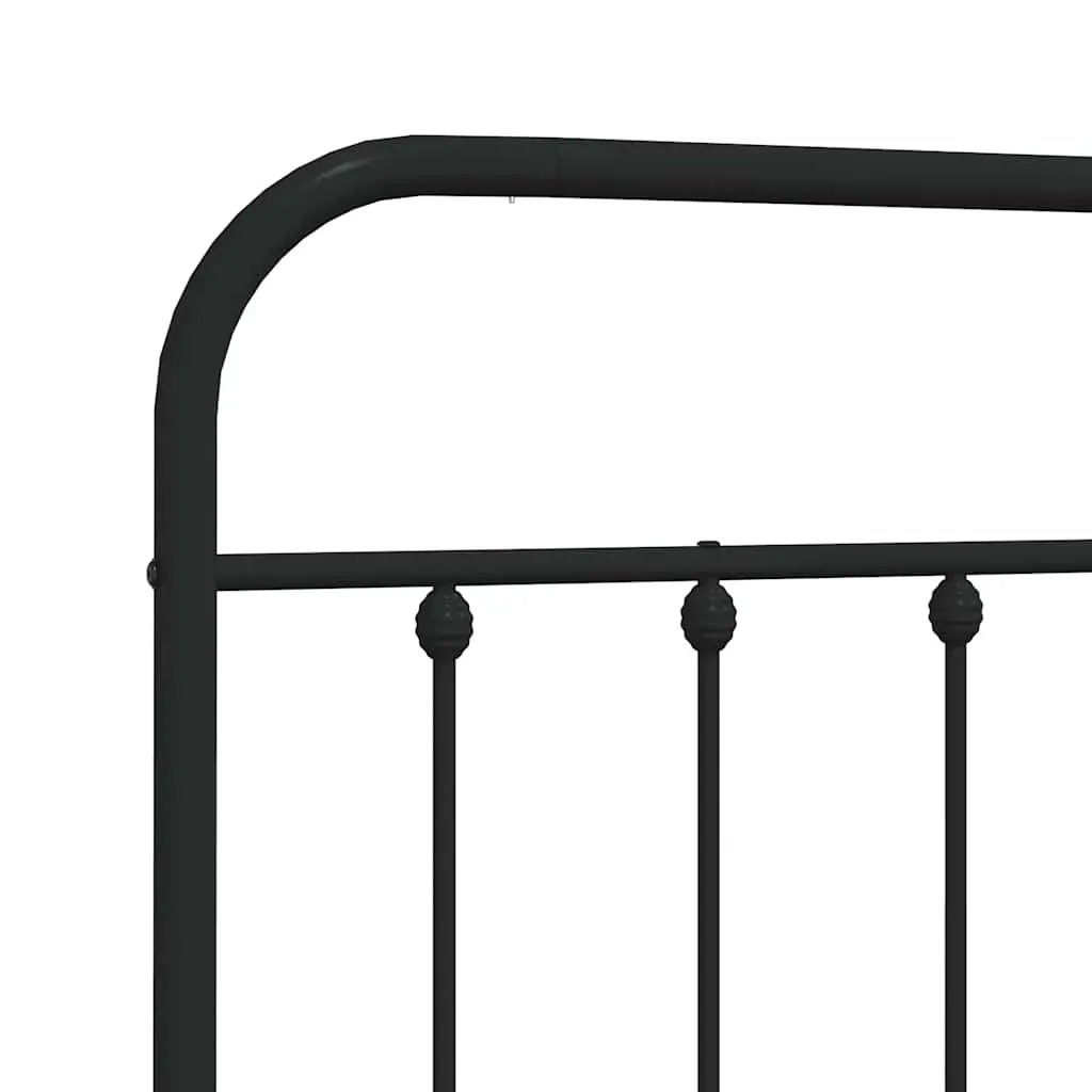 Metal Headboard Black 152 cm Queen Price
