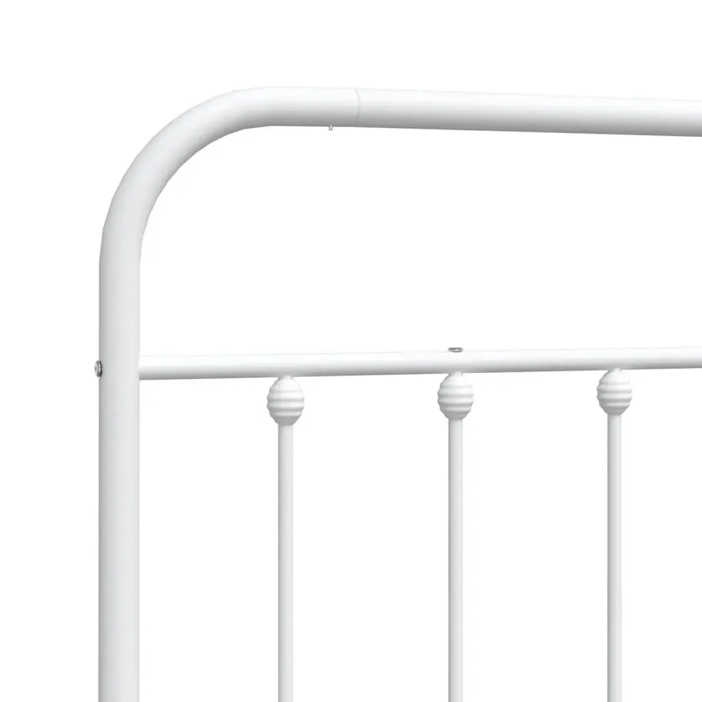 Metal Headboard White 90 cm Price