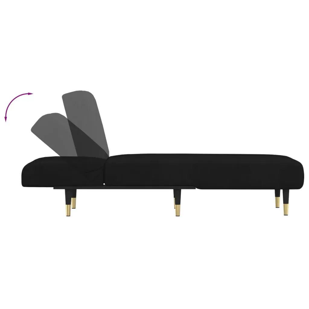 Chaise Longue Black Velvet Price