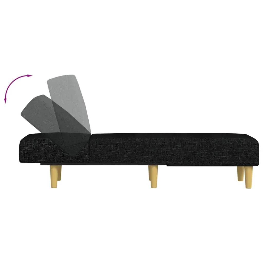 Chaise Longue Black Fabric Price