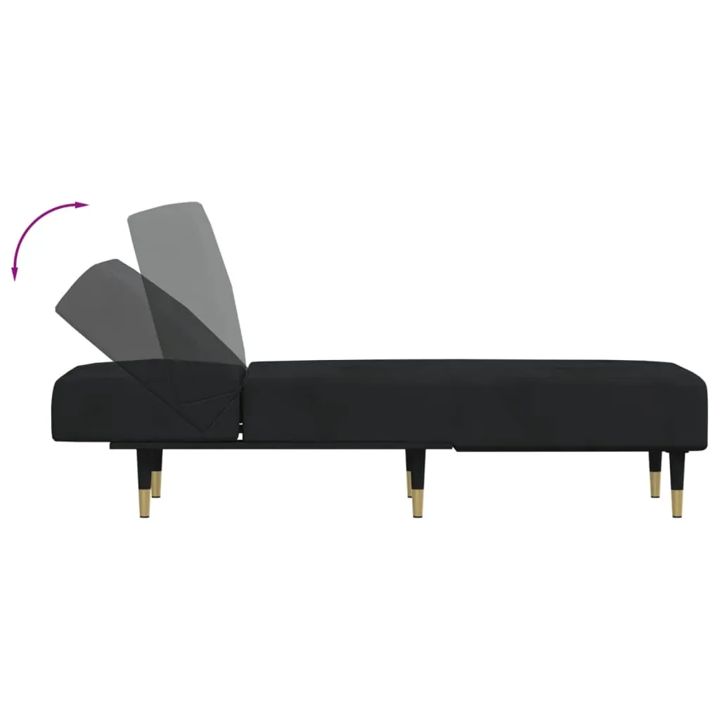 Chaise Longue Black Velvet Price
