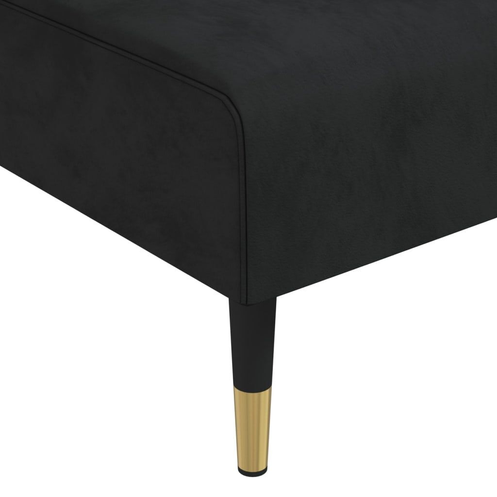 Chaise Longue Black Velvet Price