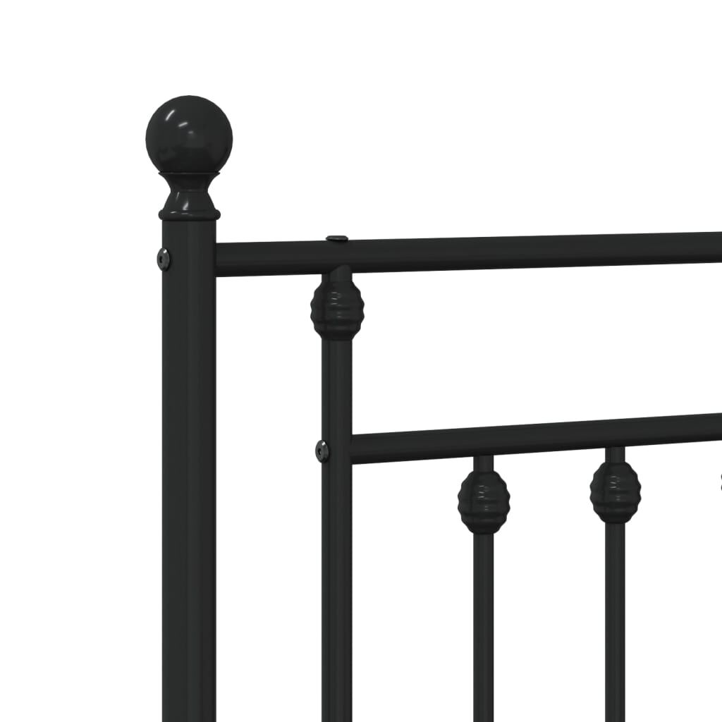 Metal Headboard Black 107 cm King Single Price