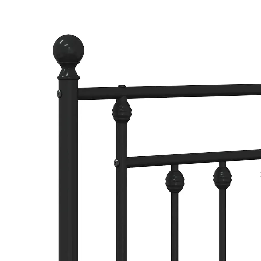 Metal Headboard Black 152 cm Queen Price