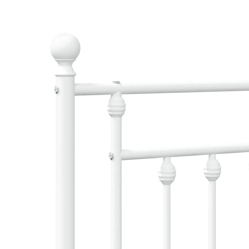 Metal Headboard White 152 cm Queen Price