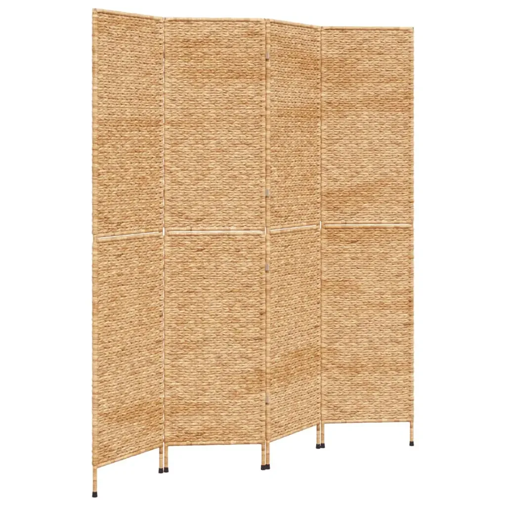 Room Divider 4-Panel 163x180 cm Water Hyacinth Price