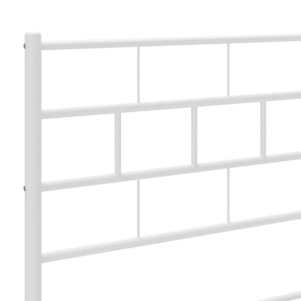 Metal Headboard White 152 cm Queen Price