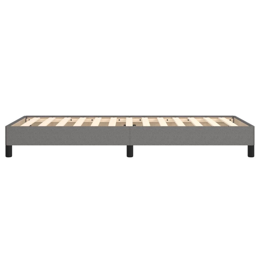 Bed Frame without Mattress Dark Grey King Single Fabric Price