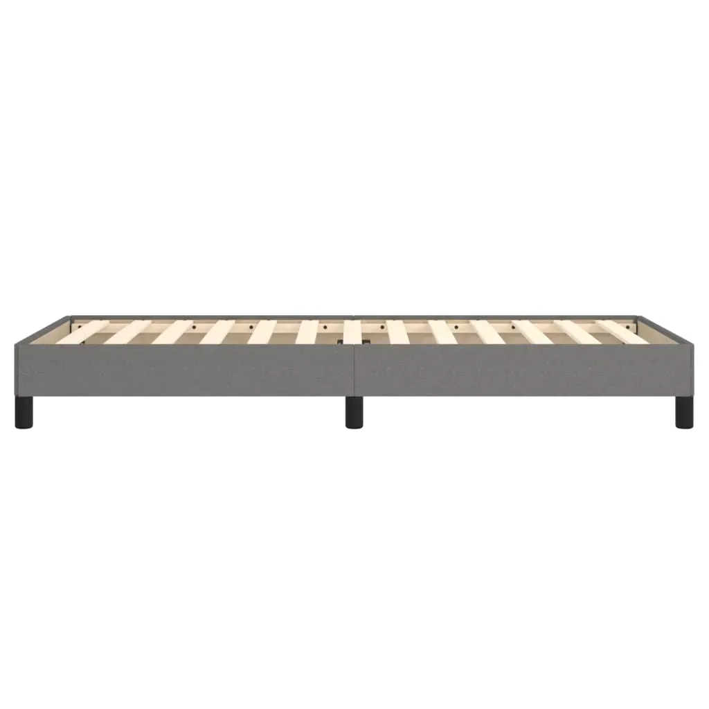 Bed Frame without Mattress Dark Grey King Single Fabric Price