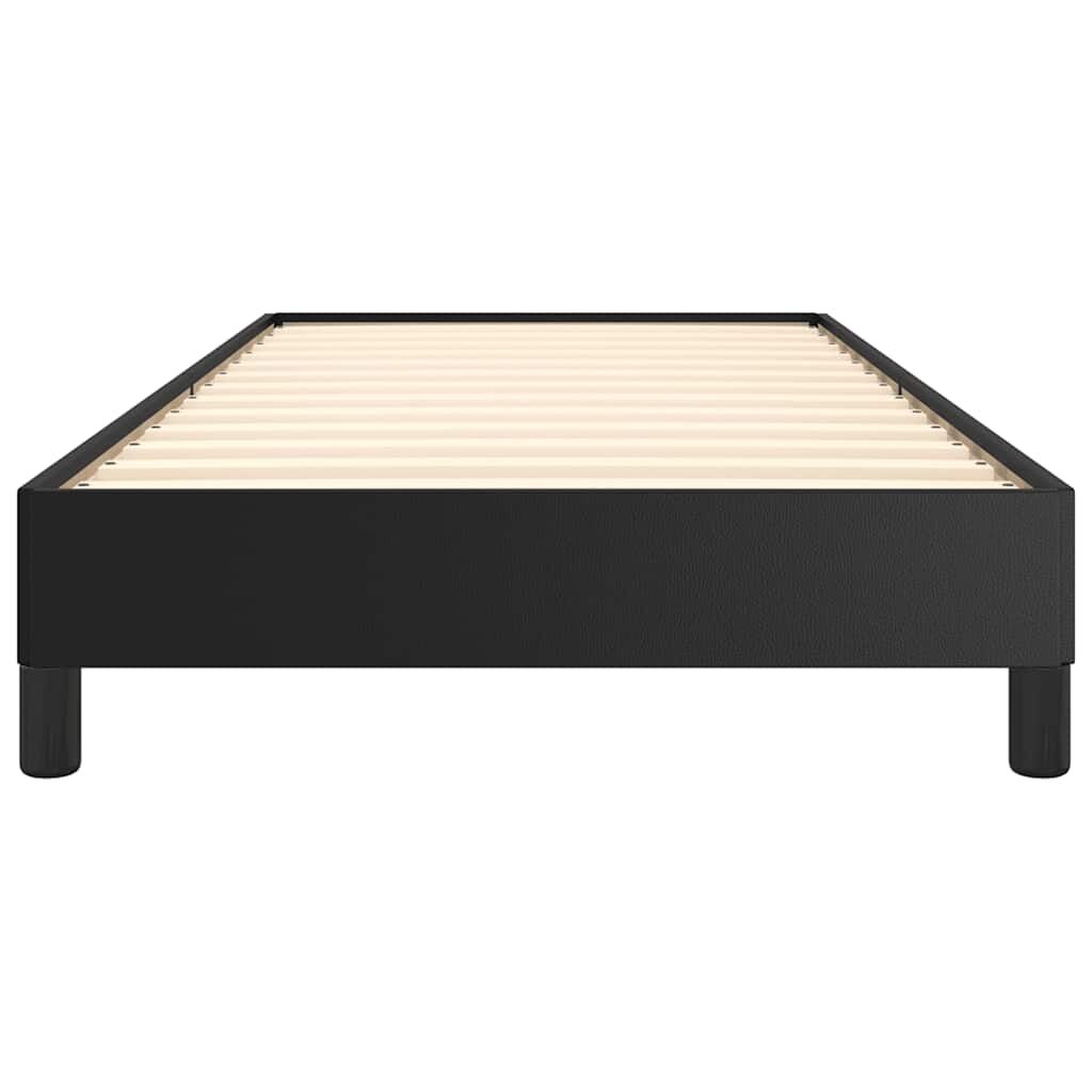 Bed Frame without Mattress Black King Single Faux Leather Price