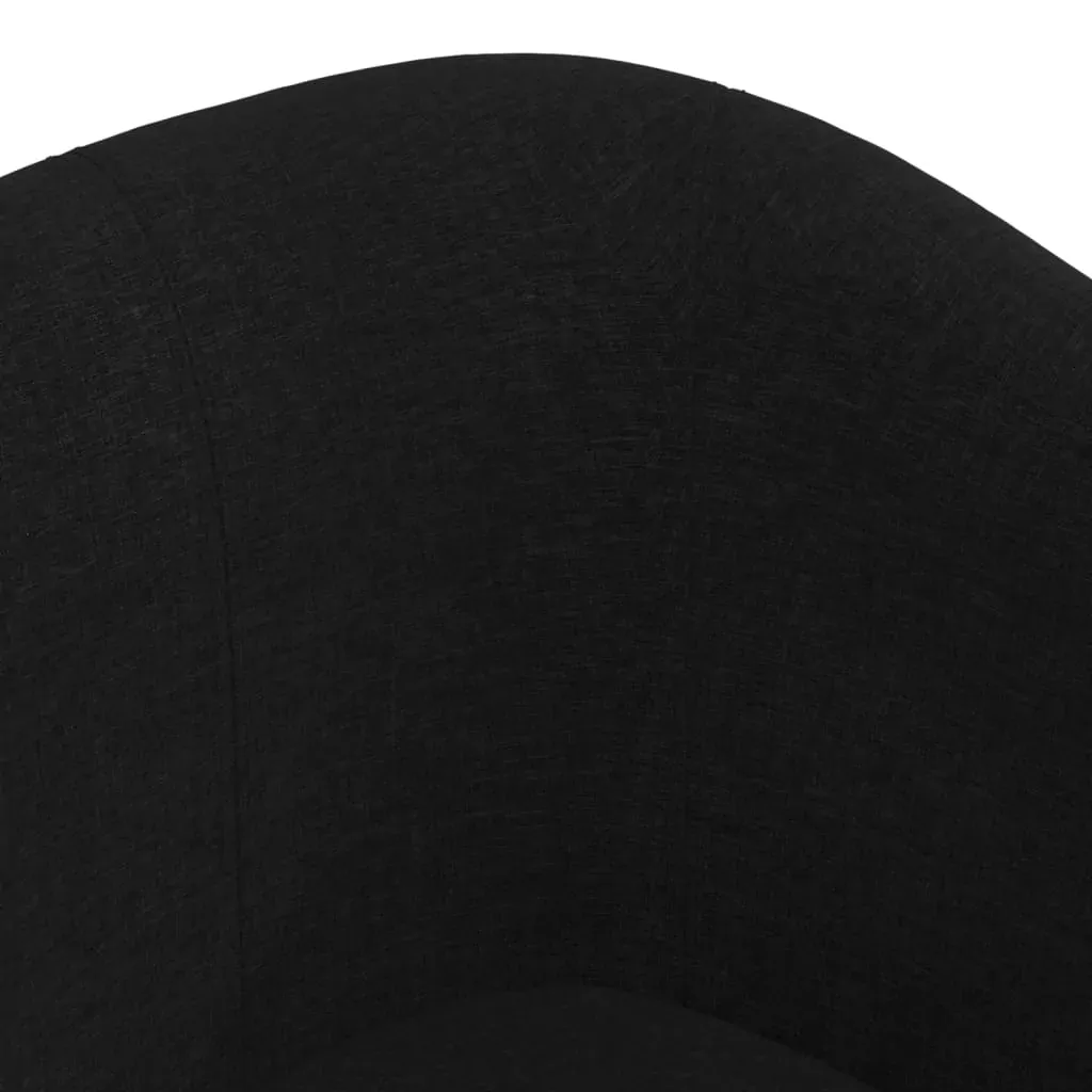 Tub Chair Black Fabric Price