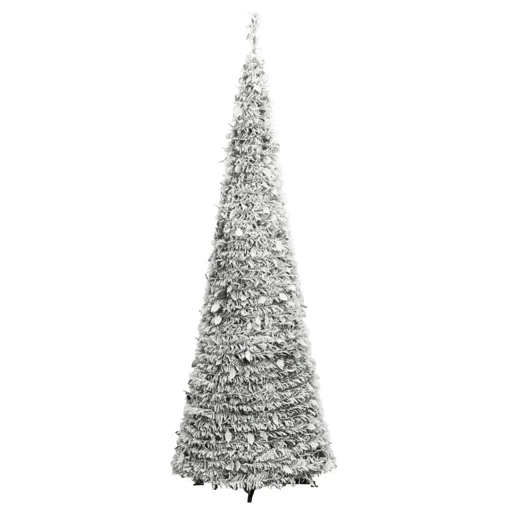 Artificial Christmas Tree Pop-up Flocked Snow 200 LEDs 210 cm Price