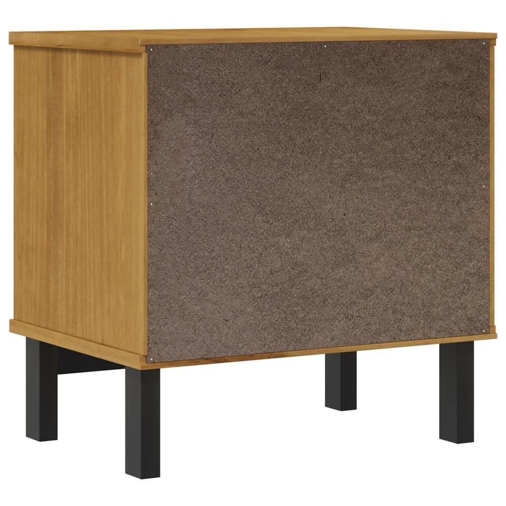 Bedside Cabinet FLAM 49x35x50 cm Solid Wood Pine Price
