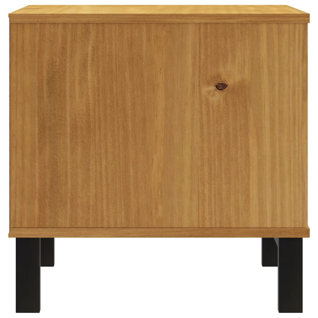 Side Table FLAM 50x50x50 cm Solid Wood Pine Price