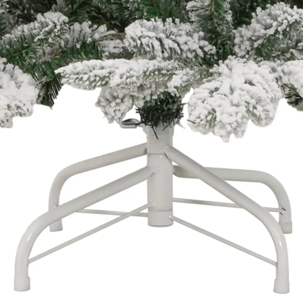 Artificial Hinged Christmas Tree with Flocked Snow 180 cm Price