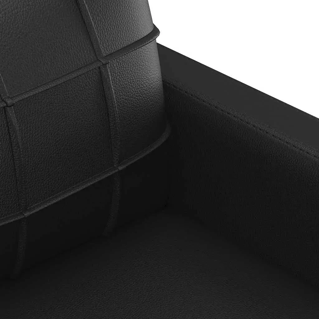 Sofa Chair Black 60 cm Faux Leather Price