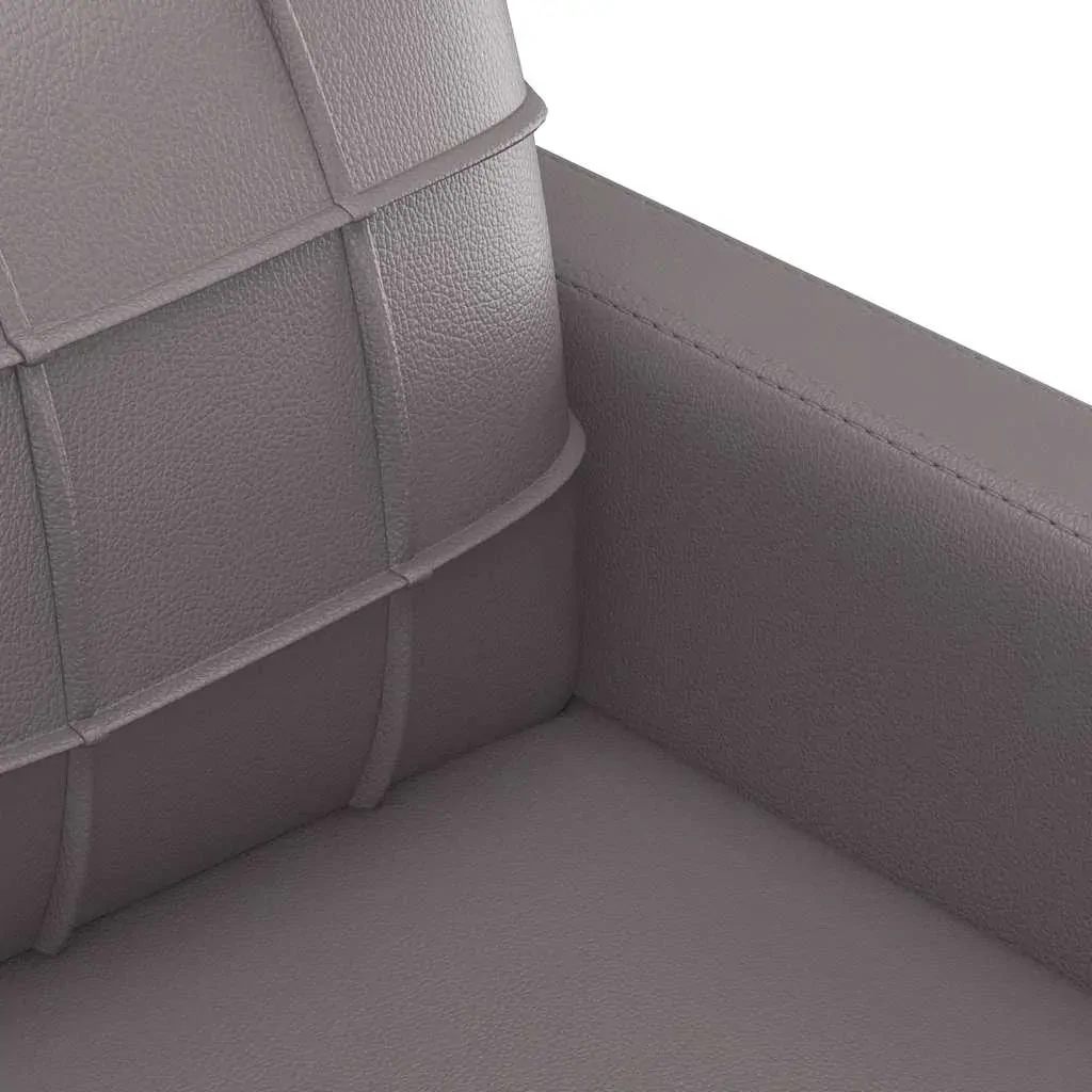 Sofa Chair Grey 60 cm Faux Leather Price