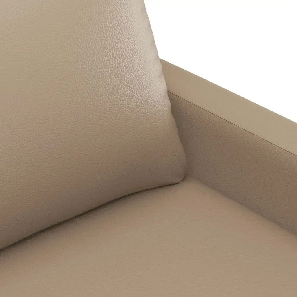 Sofa Chair Cappuccino 60 cm Faux Leather Price