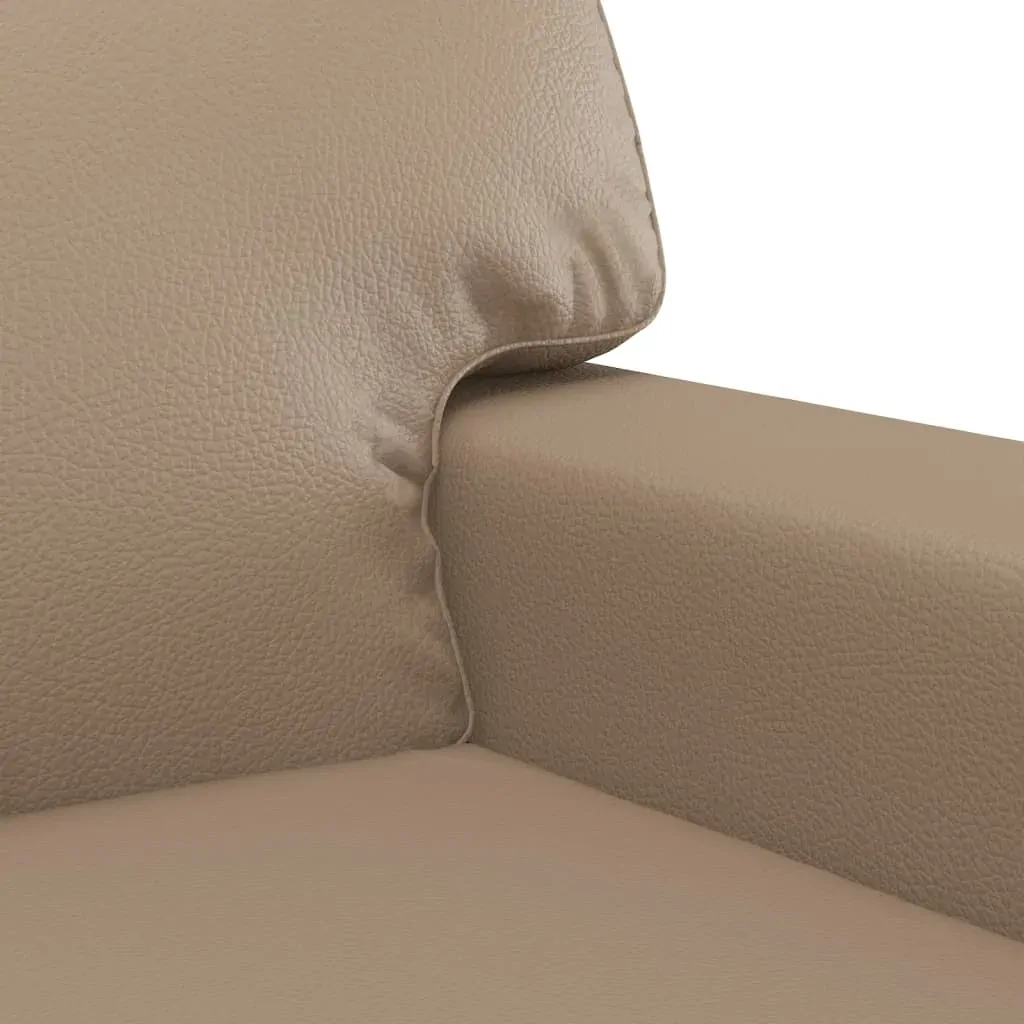 Sofa Chair Cappuccino 60 cm Faux Leather Price