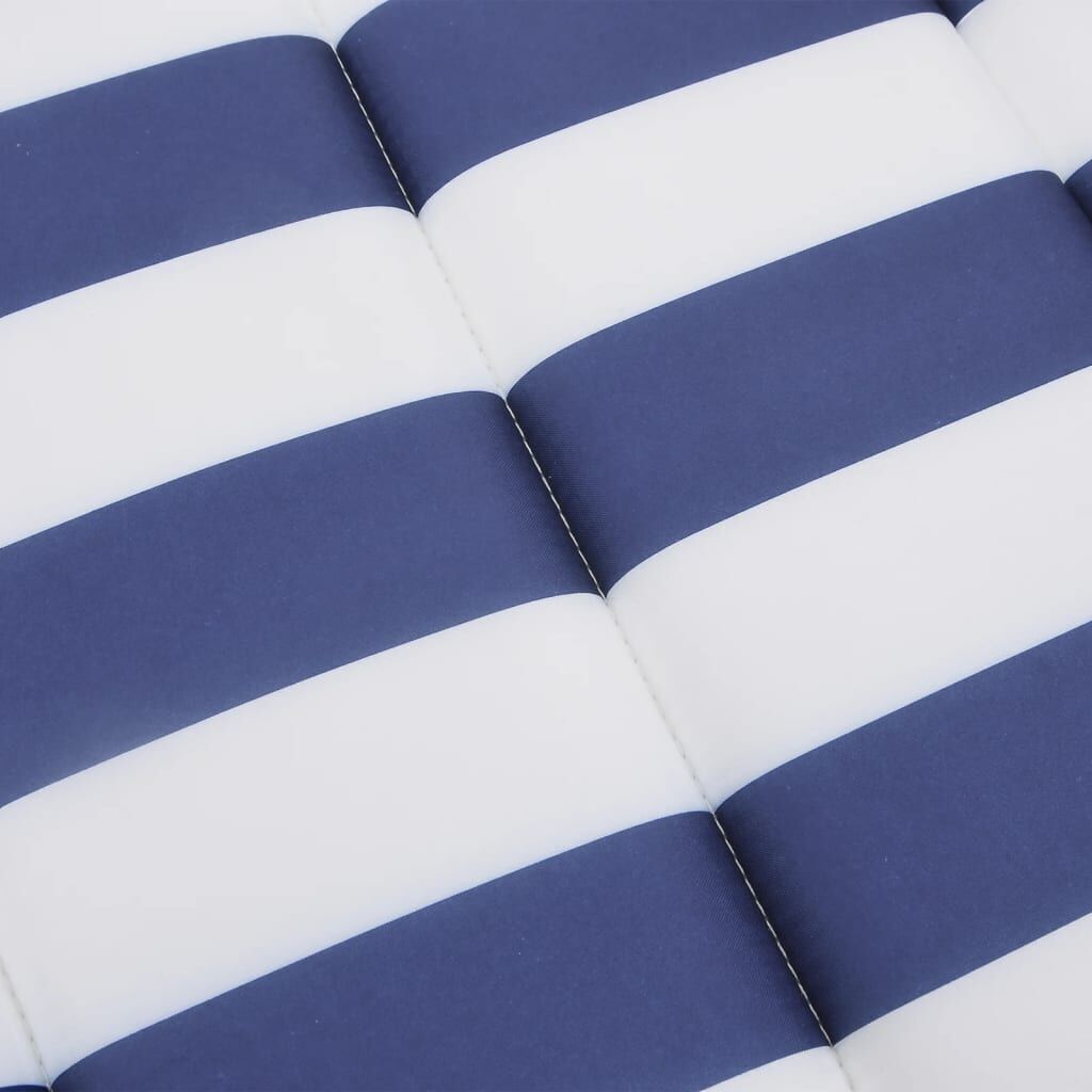 Sun Lounger Cushion Blue&White Stripe Oxford Fabric Price