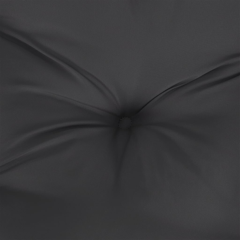 Garden Bench Cushions 2pcs Black 100x50x7 cm Oxford Fabric Price