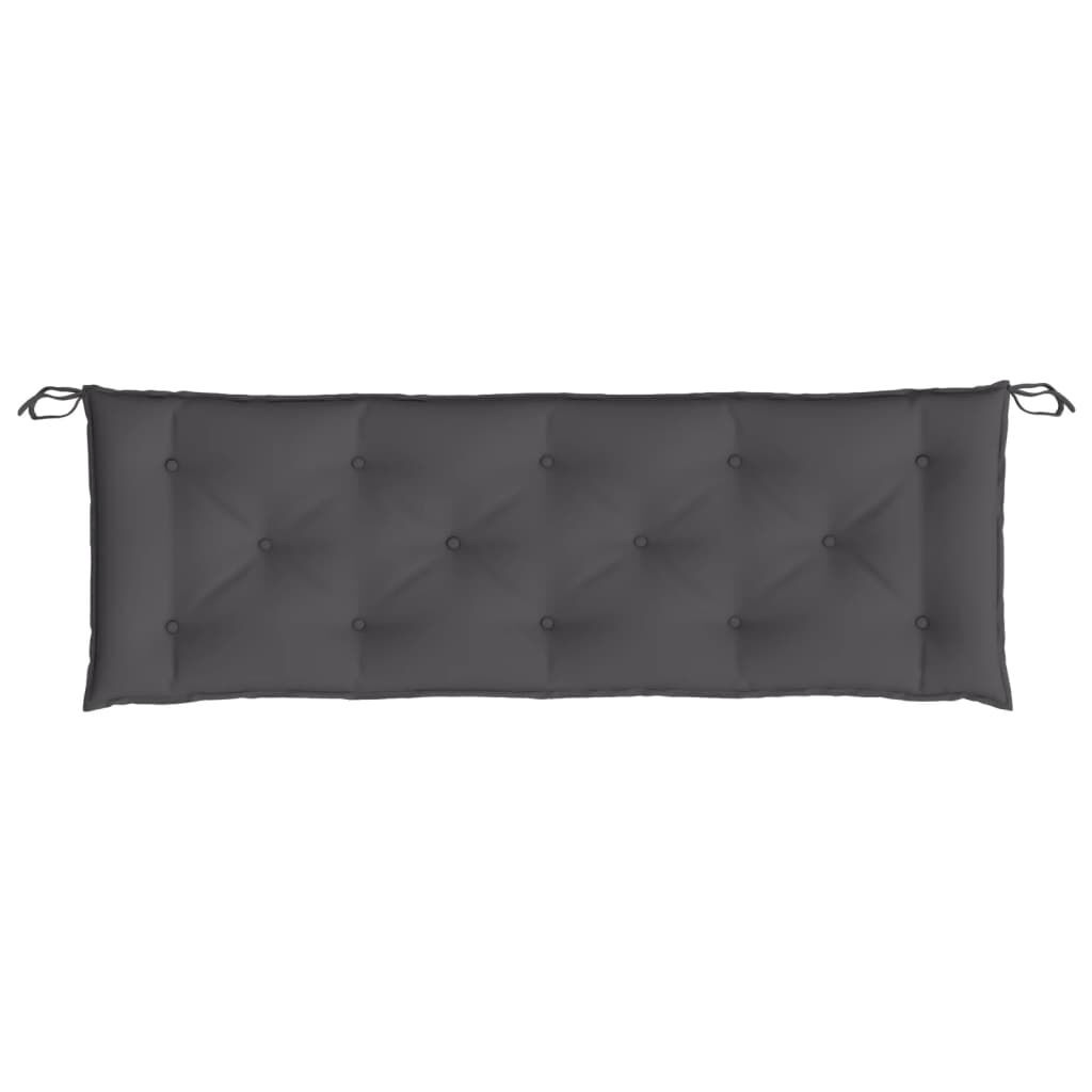 Garden Bench Cushions 2pcs Anthracite 150x50x7cm Oxford Fabric Price