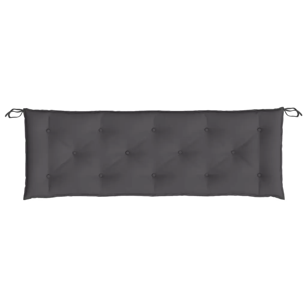 Garden Bench Cushions 2pcs Anthracite 150x50x7cm Oxford Fabric Price