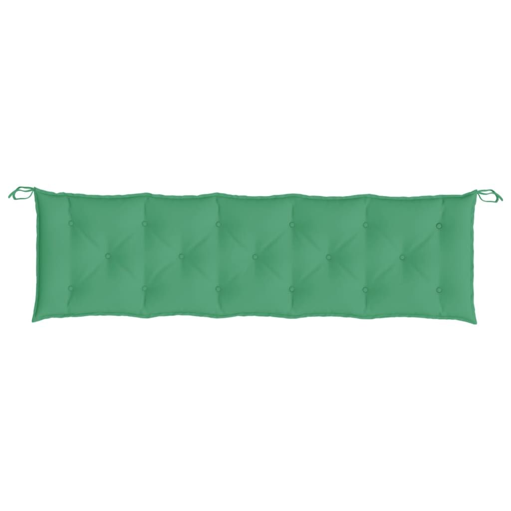 Garden Bench Cushions 2pcs Green 180x50x7cm Oxford Fabric Price