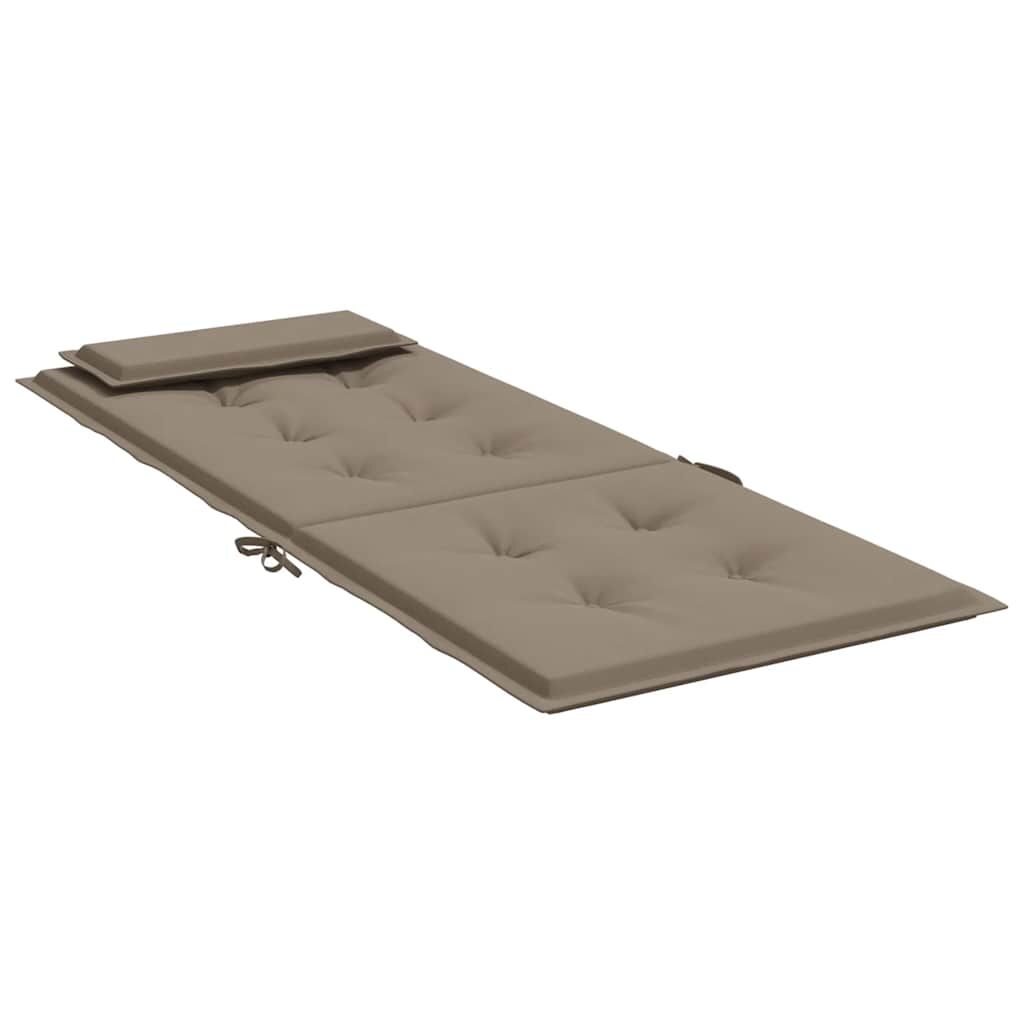Highback Chair Cushions 6 pcs Taupe Oxford Fabric Price
