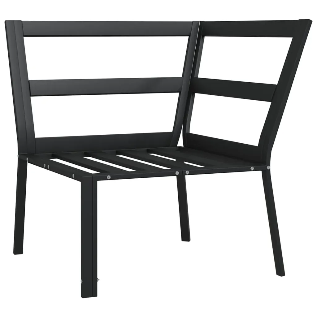 Garden Chair with Grey Cushions 76x76x79 cm Steel Price