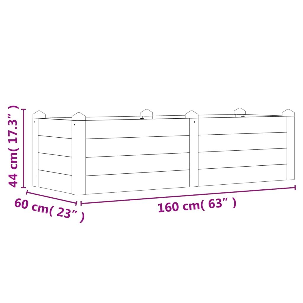 Garden Raised Bed 160x60x44 cm Solid Wood Acacia Price