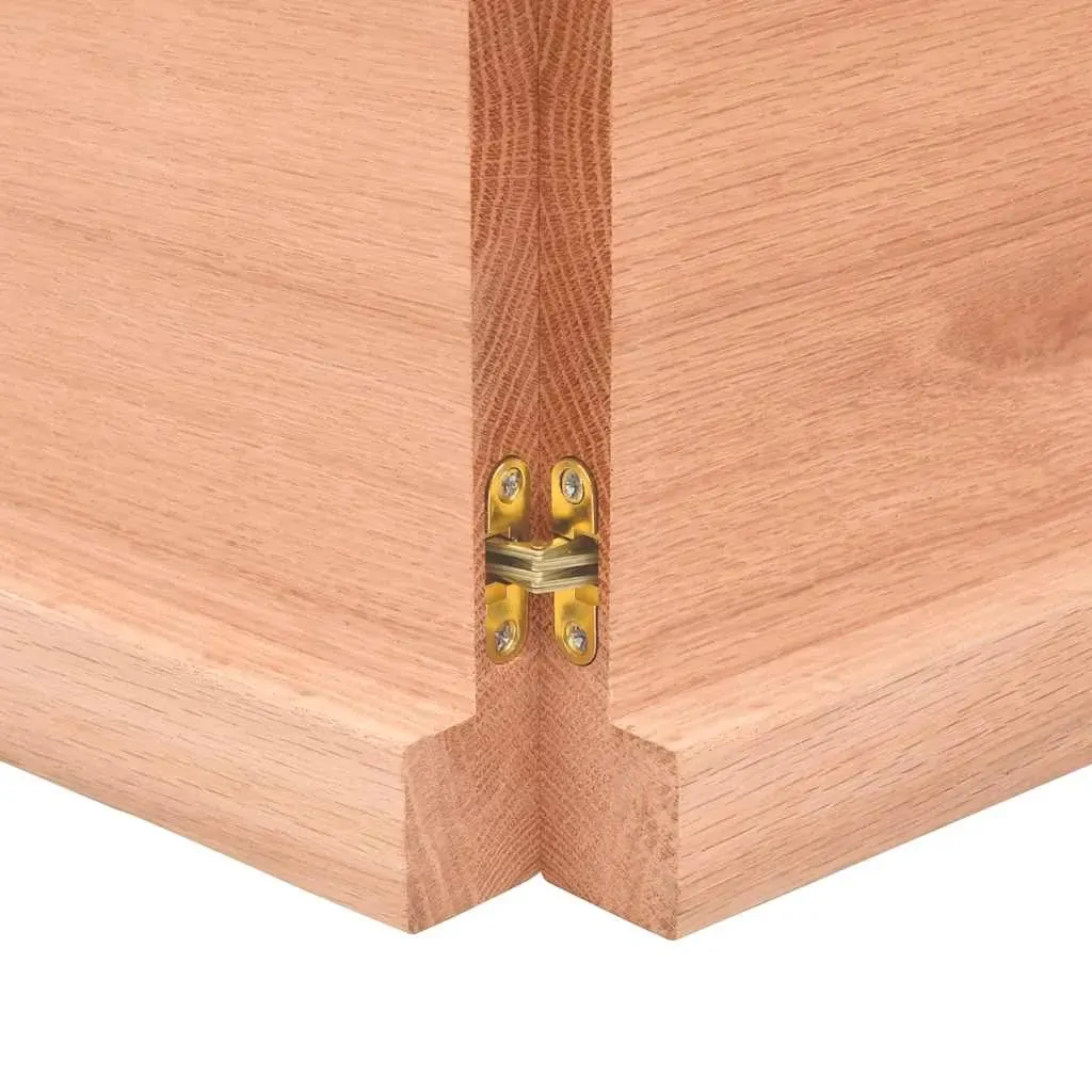 Table Top Light Brown 120x40x(2-4)cm Treated Solid Wood Live Edge Price