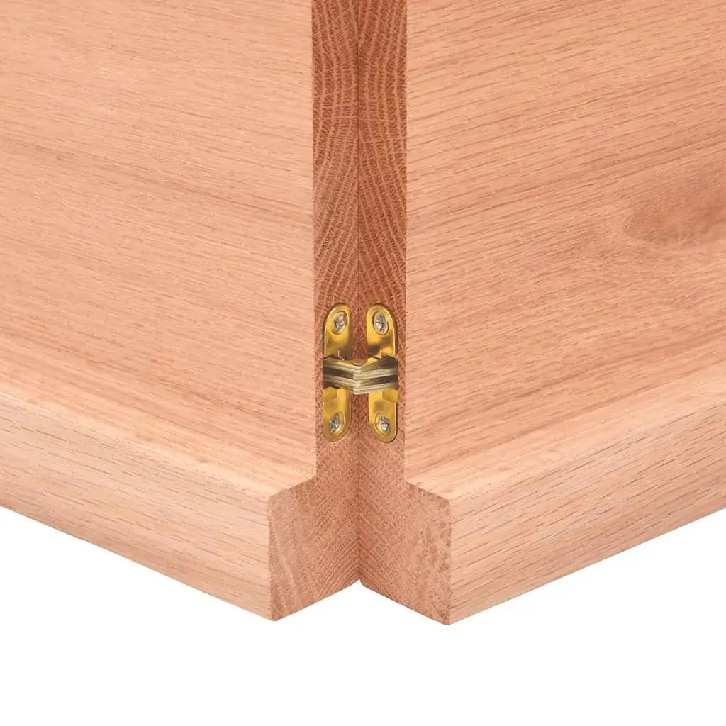 Table Top Light Brown 140x40x(2-4)cm Treated Solid Wood Live Edge Price