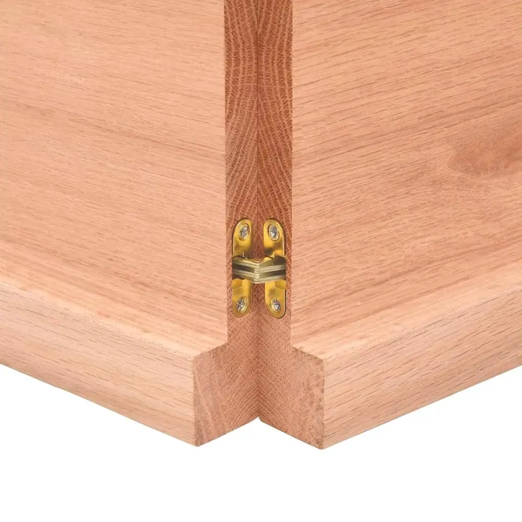 Table Top Light Brown 200x60x(2-4)cm Treated Solid Wood Live Edge Price
