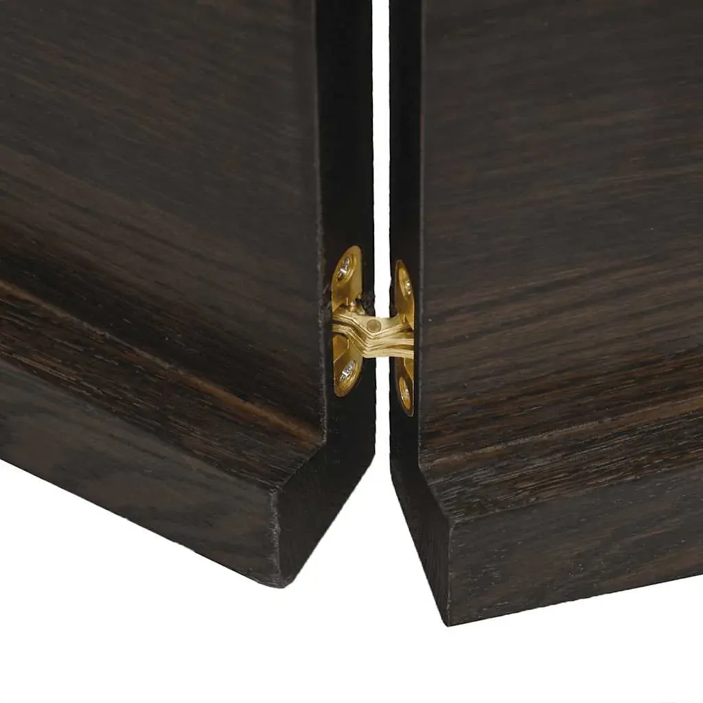 Table Top Dark Brown 140x50x(2-4) cm Treated Solid Wood Live Edge Price